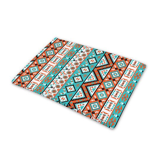 Navajo Geometric Pattern Print Pet Cooling Mat Cover