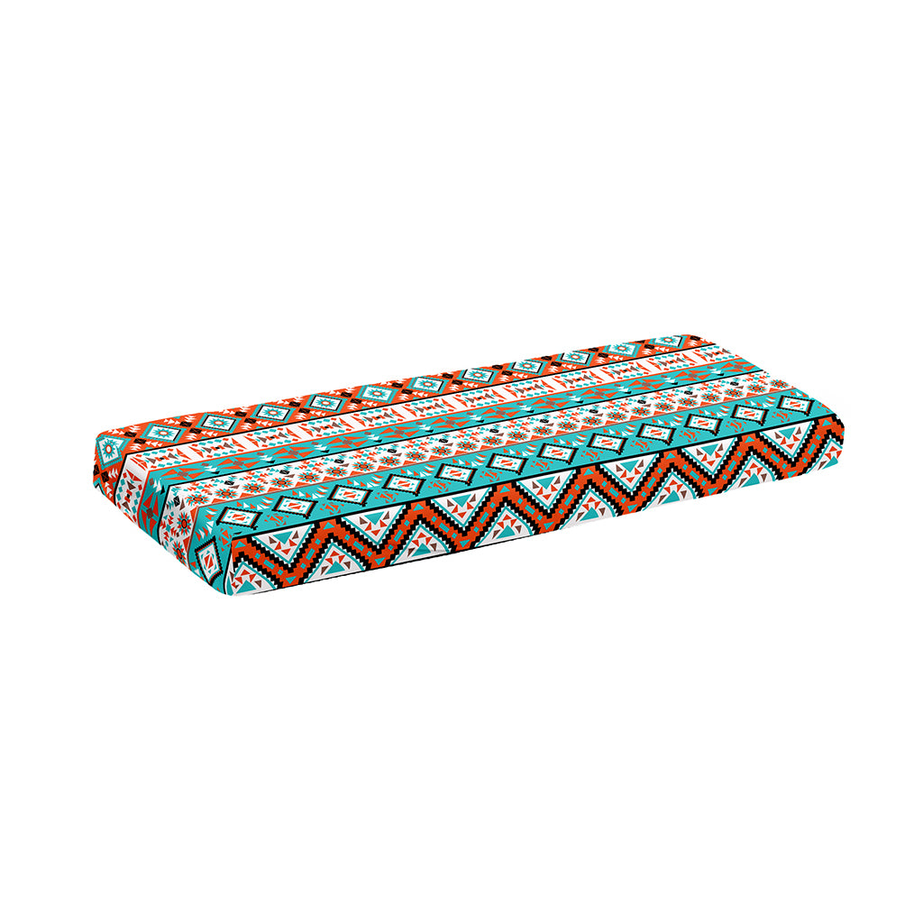 Navajo Geometric Pattern Print Piano Keyboard Cover