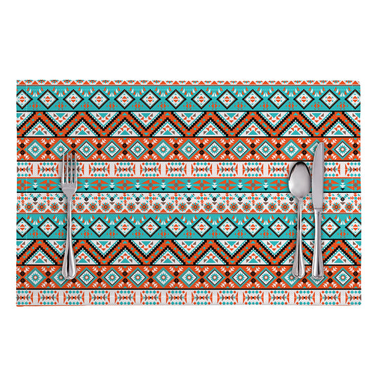 Navajo Geometric Pattern Print Placemat