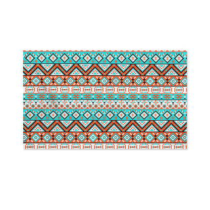 Navajo Geometric Pattern Print Polyester Flag
