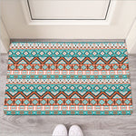 Navajo Geometric Pattern Print Rubber Doormat
