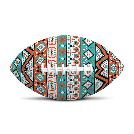 Navajo Geometric Pattern Print Rugby Ball