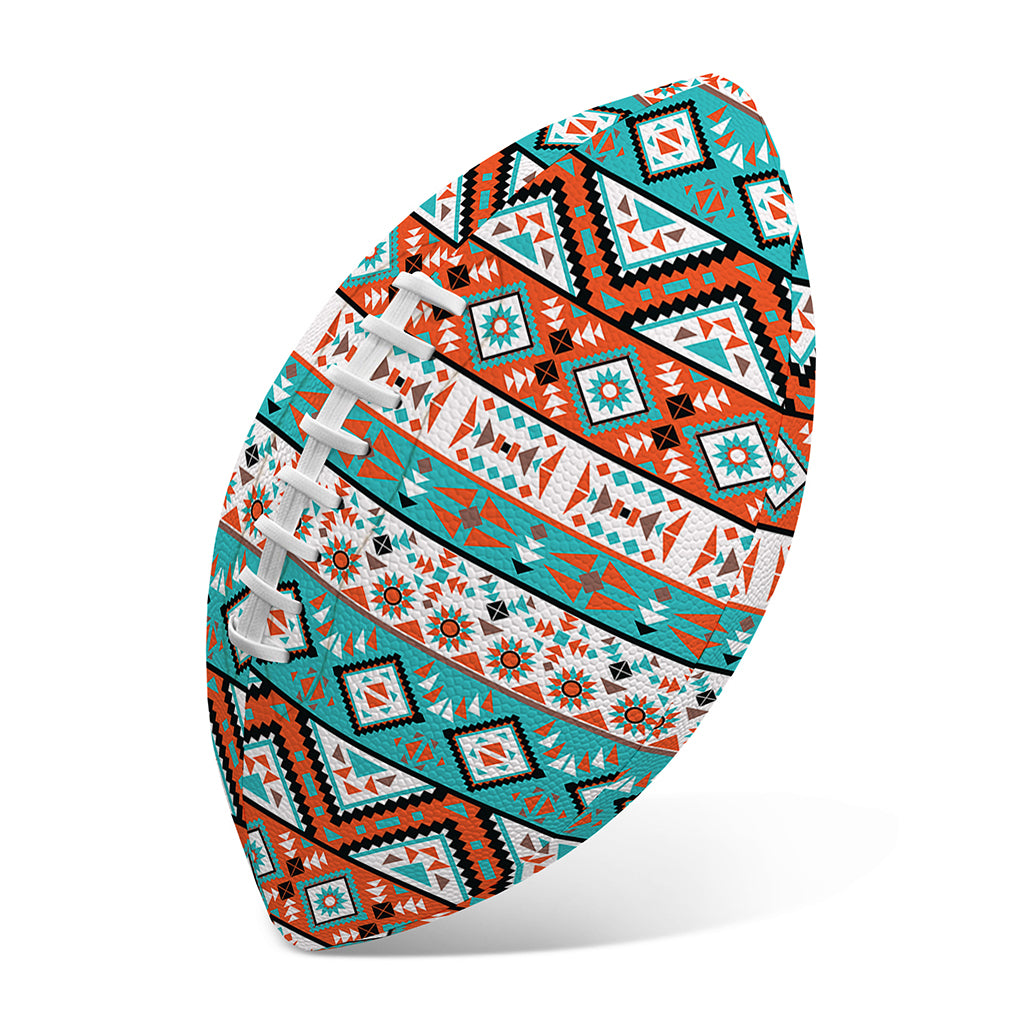 Navajo Geometric Pattern Print Rugby Ball