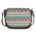 Navajo Geometric Pattern Print Saddle Bag