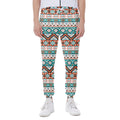 Navajo Geometric Pattern Print Joggers