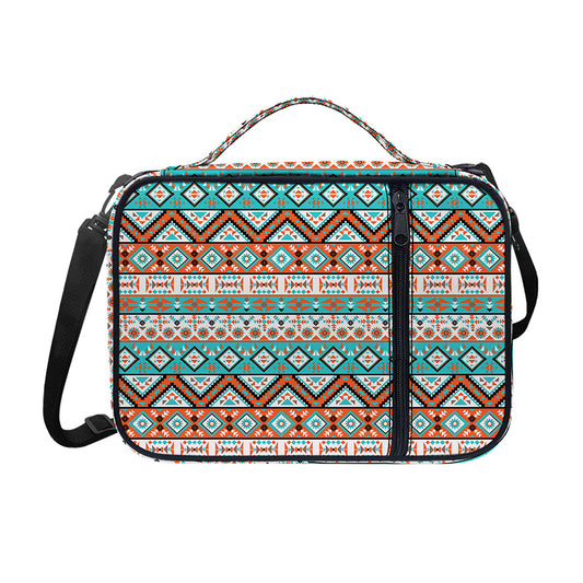 Navajo Geometric Pattern Print Shoulder Strap Bible Bag