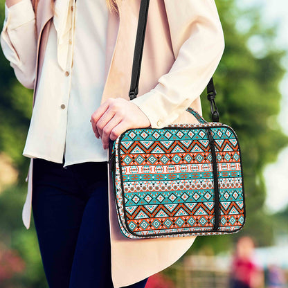 Navajo Geometric Pattern Print Shoulder Strap Bible Bag