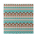Navajo Geometric Pattern Print Silk Bandana