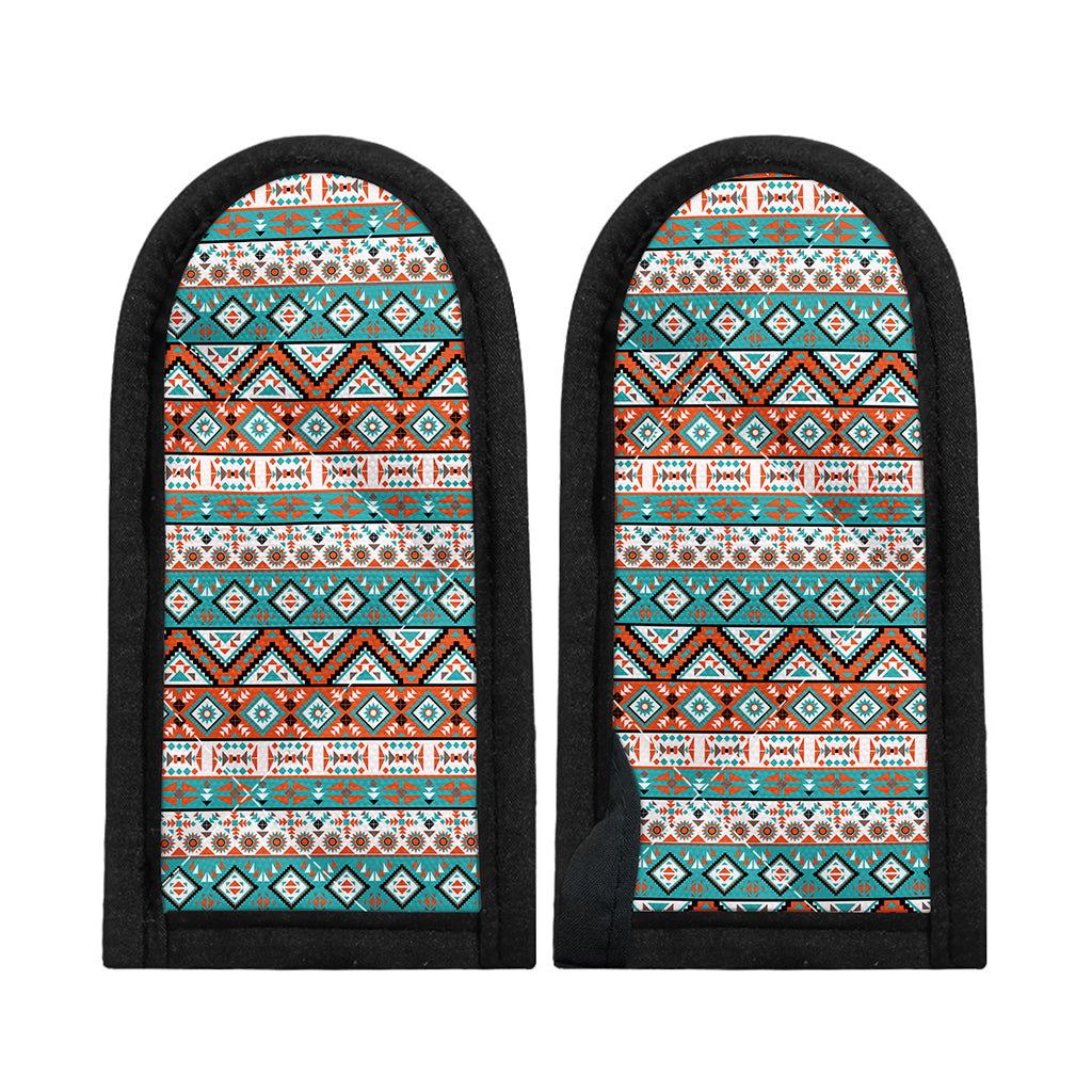 Navajo Geometric Pattern Print Skillet Handle Cover