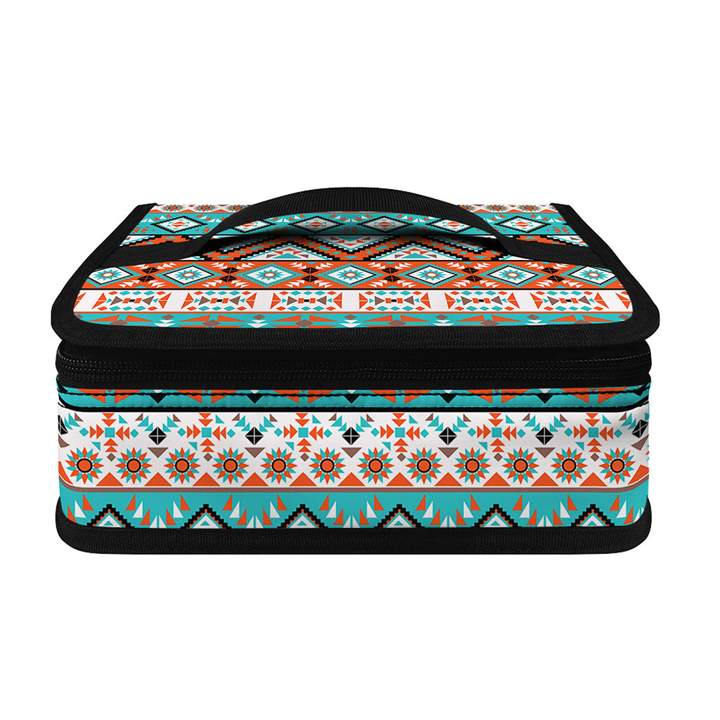 Navajo Geometric Pattern Print Small Lunch Bag