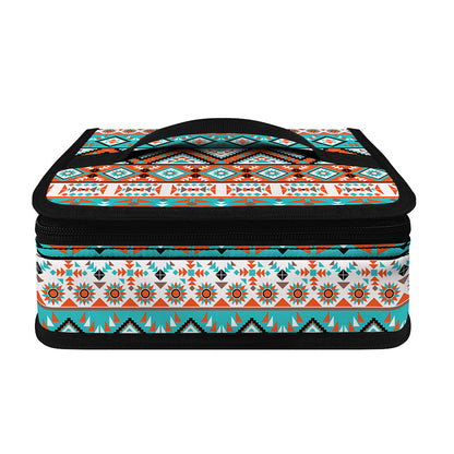 Navajo Geometric Pattern Print Small Lunch Bag