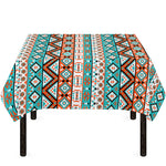 Navajo Geometric Pattern Print Tablecloth