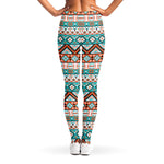 Navajo Geometric Pattern Print Women's Leggings