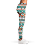 Navajo Geometric Pattern Print Women's Leggings