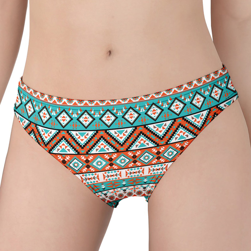 Navajo Geometric Pattern Print Women's Panties