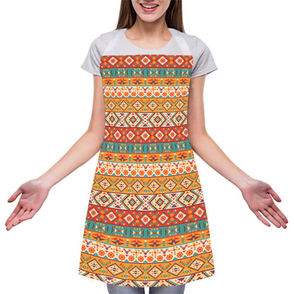 Navajo Native Pattern Print Adjustable Apron