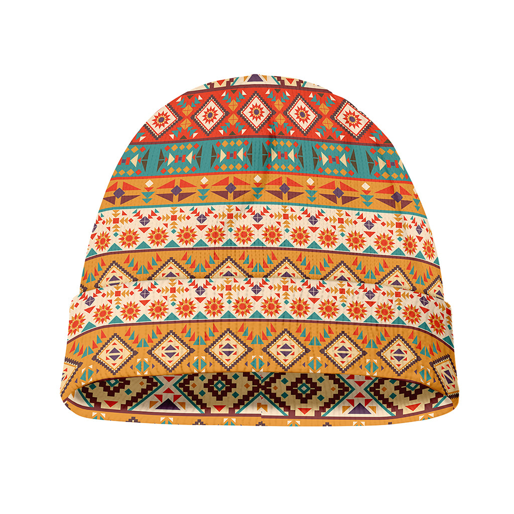 Navajo Native Pattern Print Beanie