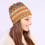 Navajo Native Pattern Print Beanie