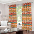 Navajo Native Pattern Print Dimout Grommet Curtains