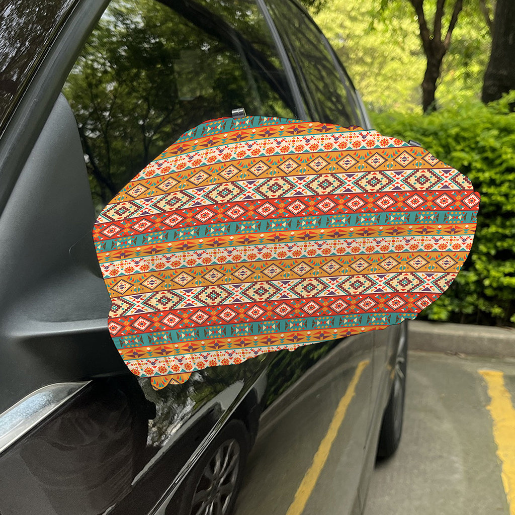 Navajo Native Pattern Print Car Side Mirror Covers