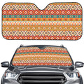 Navajo Native Pattern Print Car Windshield Sun Shade