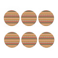Navajo Native Pattern Print Coaster Set