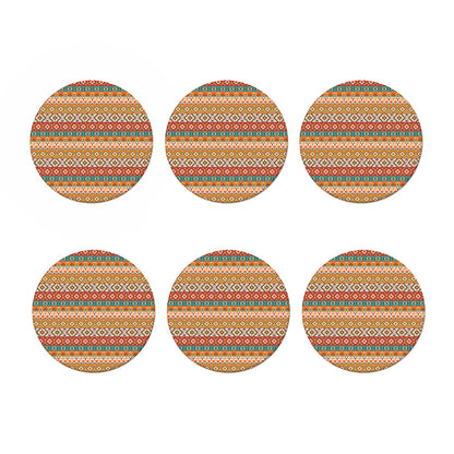 Navajo Native Pattern Print Coaster Set