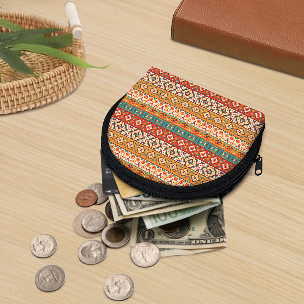 Navajo Native Pattern Print Coin Purse