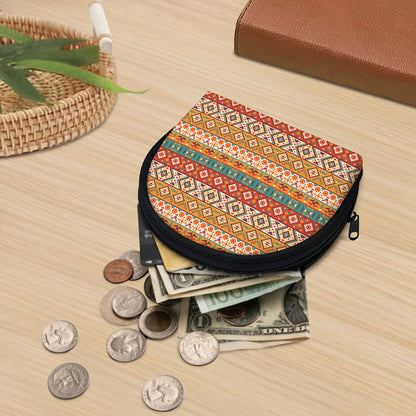 Navajo Native Pattern Print Coin Purse
