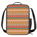 Navajo Native Pattern Print Crossbody Lunch Bag