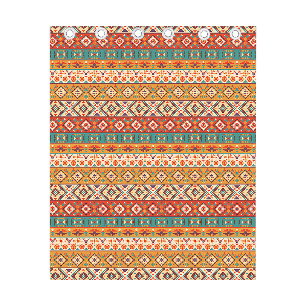 Navajo Native Pattern Print Curtain