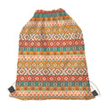 Navajo Native Pattern Print Drawstring Bag
