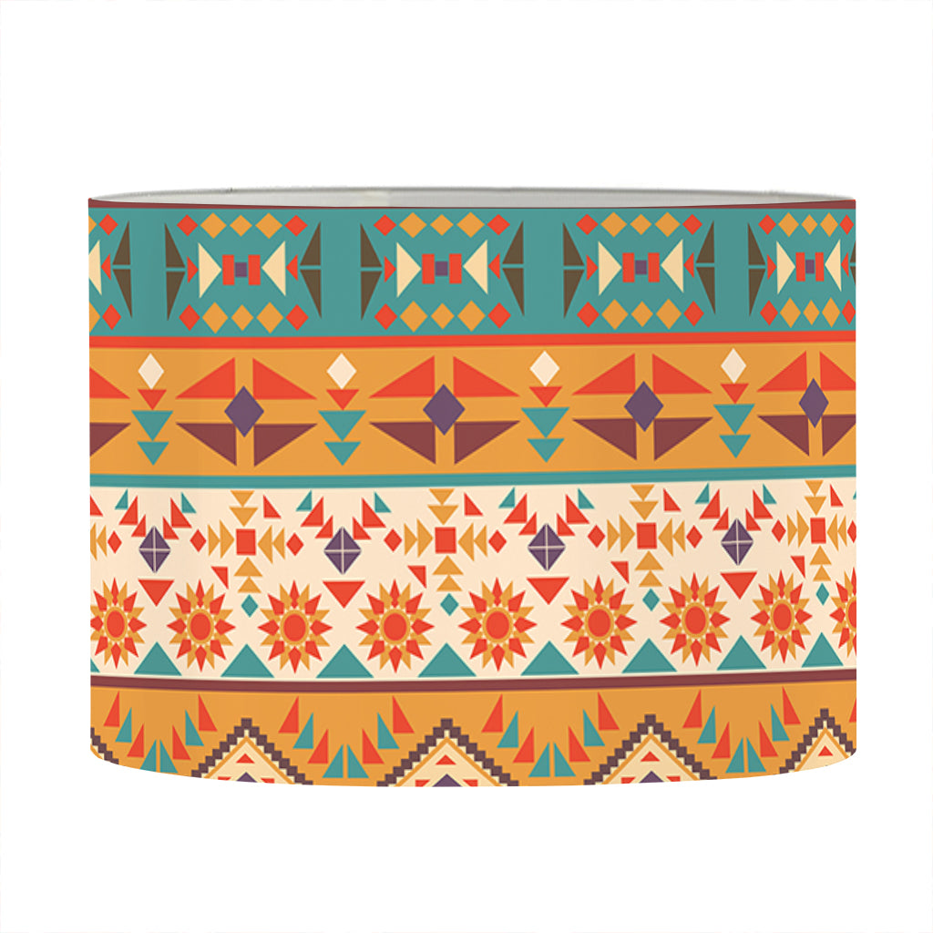 Navajo Native Pattern Print Drum Lamp Shade