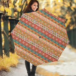 Navajo Native Pattern Print Foldable Umbrella