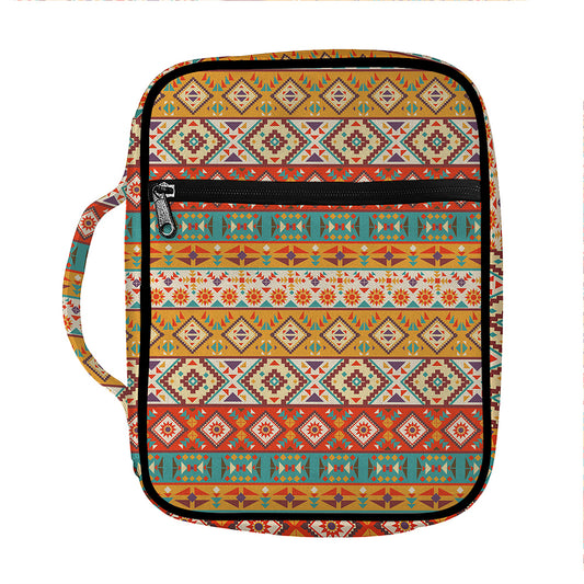 Navajo Native Pattern Print Front Pocket Bible Bag