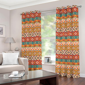 Navajo Native Pattern Print Grommet Curtains