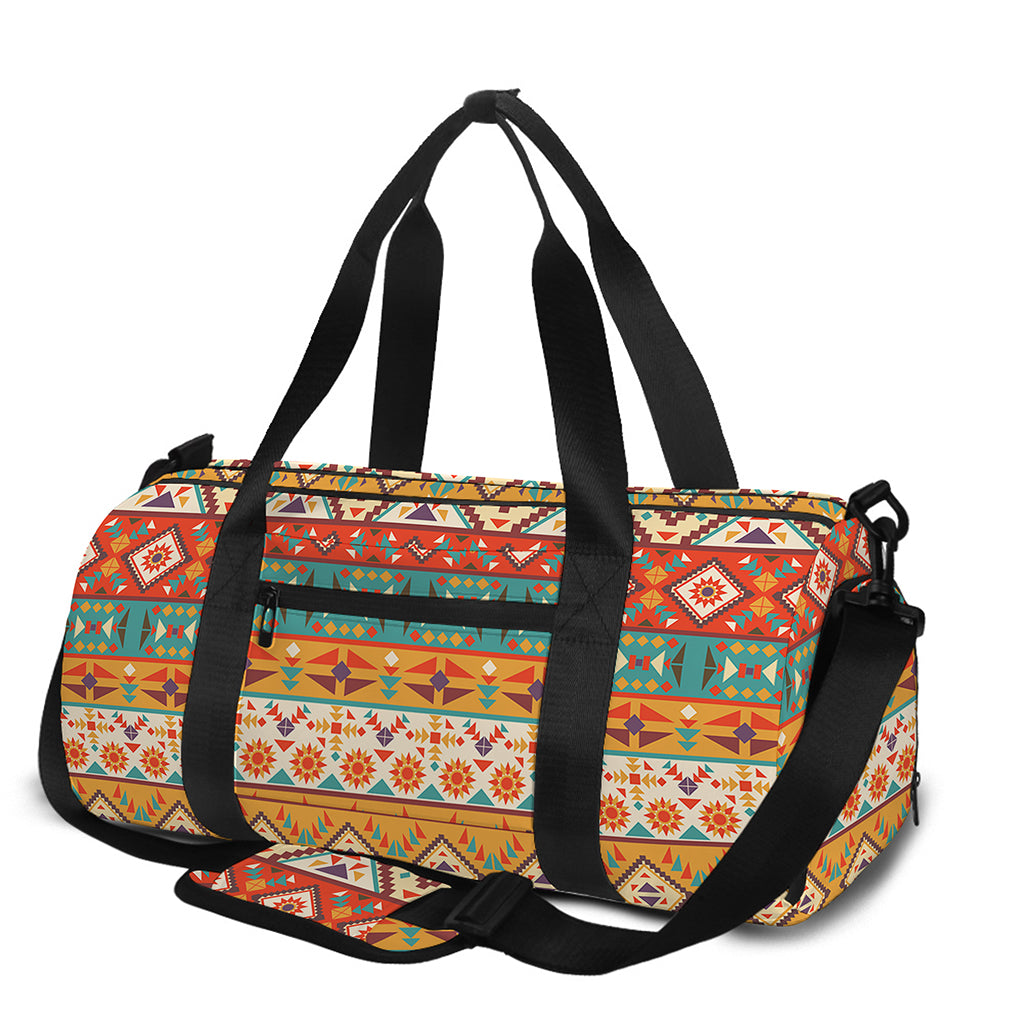 Navajo Native Pattern Print Gym Bag