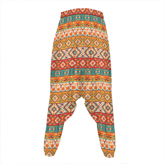 Navajo Native Pattern Print Hammer Pants