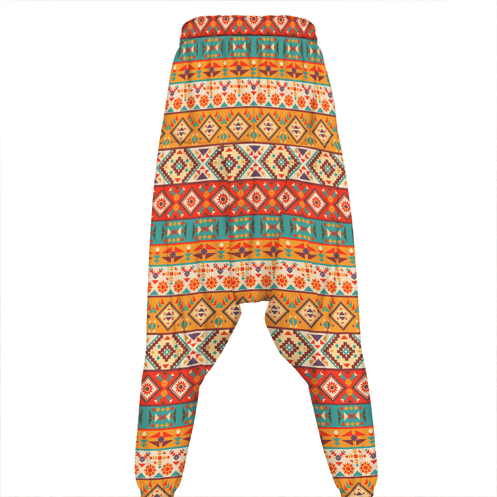 Navajo Native Pattern Print Hammer Pants
