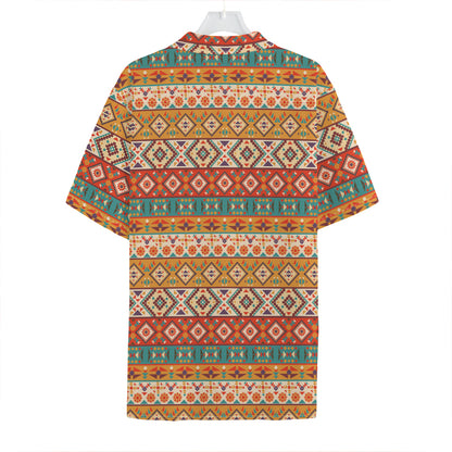Navajo Native Pattern Print Hawaiian Shirt