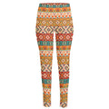 Navajo Native Pattern Print High-Waisted Pocket Leggings