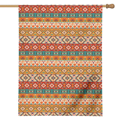 Navajo Native Pattern Print House Flag