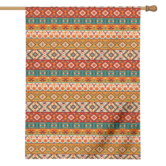 Navajo Native Pattern Print House Flag