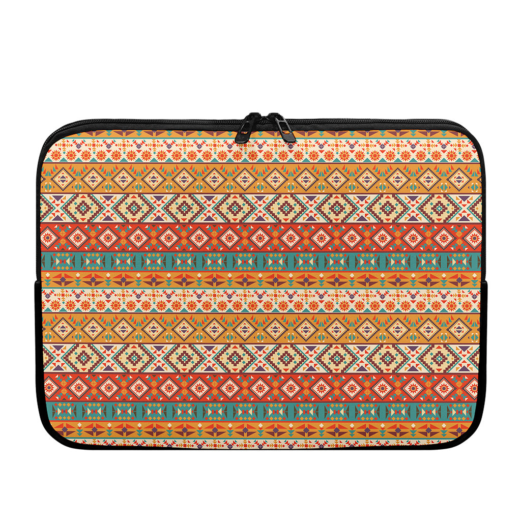 Navajo Native Pattern Print Laptop Sleeve