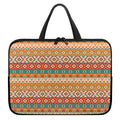 Navajo Native Pattern Print Laptop Sleeve With Handle