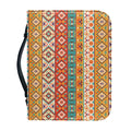 Navajo Native Pattern Print Leather Bible Cover