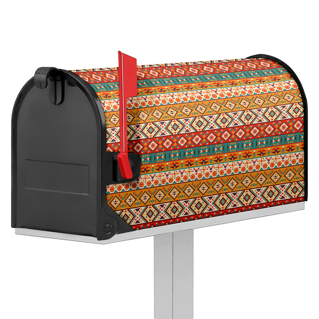 Navajo Native Pattern Print Mailbox Cover