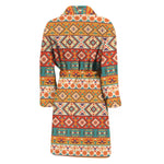 Navajo Native Pattern Print Men's Bathrobe