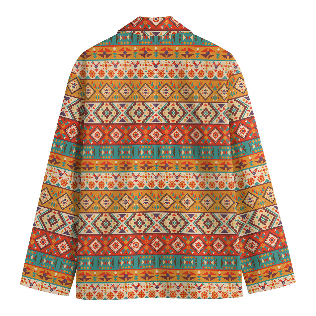 Navajo Native Pattern Print Men's Blazer
