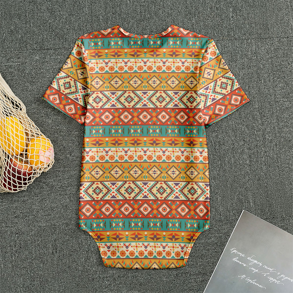Navajo Native Pattern Print Men's Bodysuit